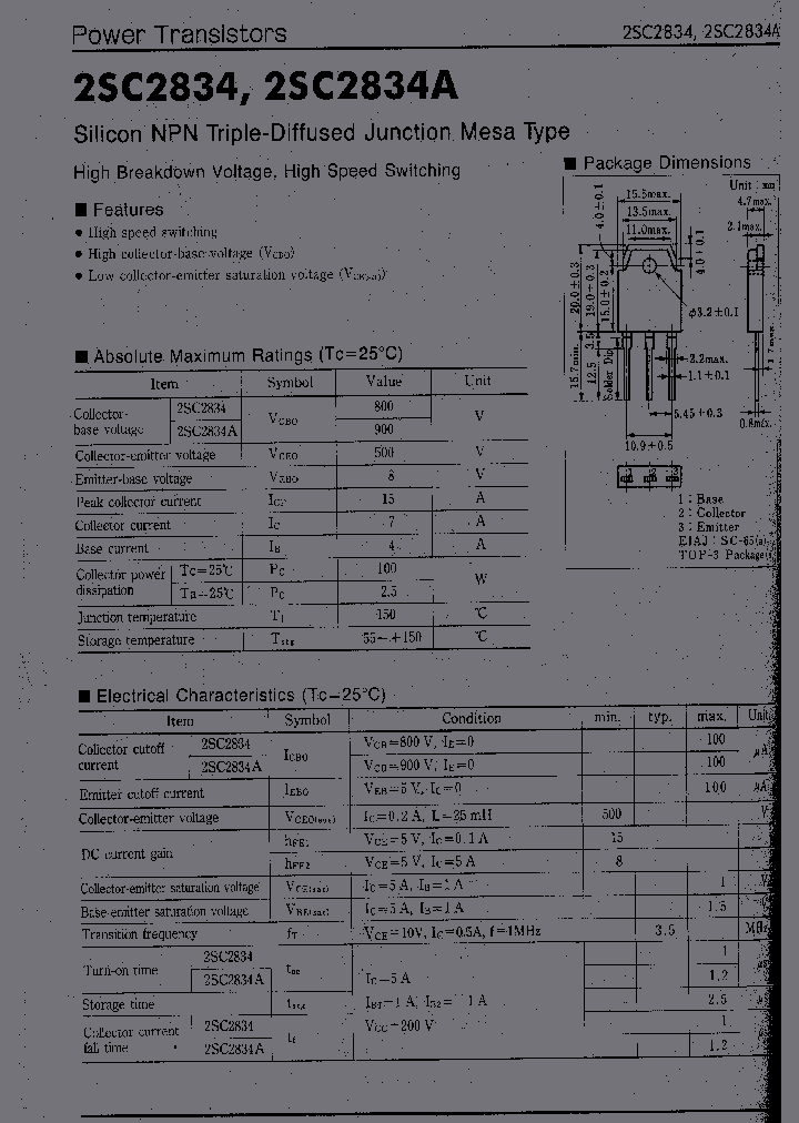 2SC2834_453814.PDF Datasheet