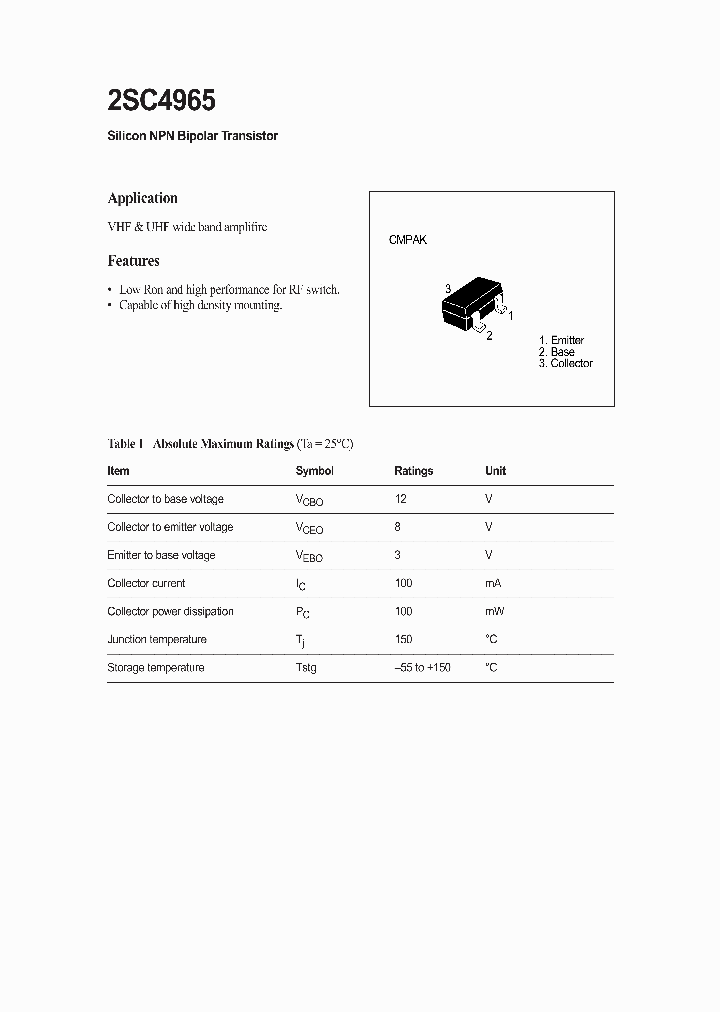 2SC4965_460354.PDF Datasheet