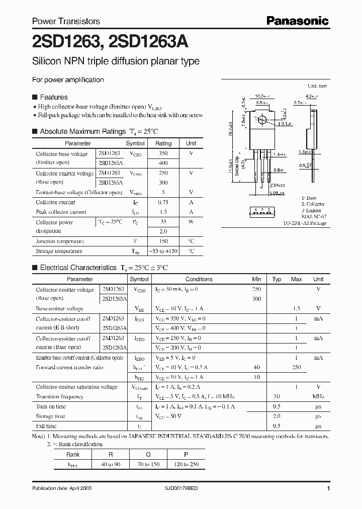 2SD1263A_462126.PDF Datasheet
