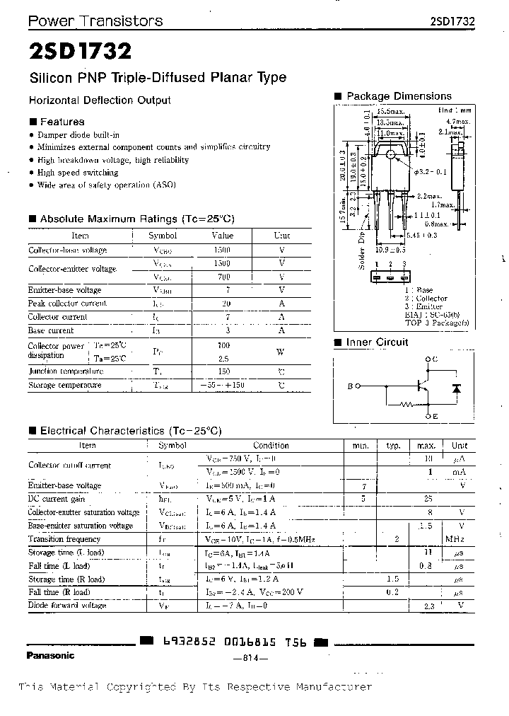 2SD1732_437371.PDF Datasheet