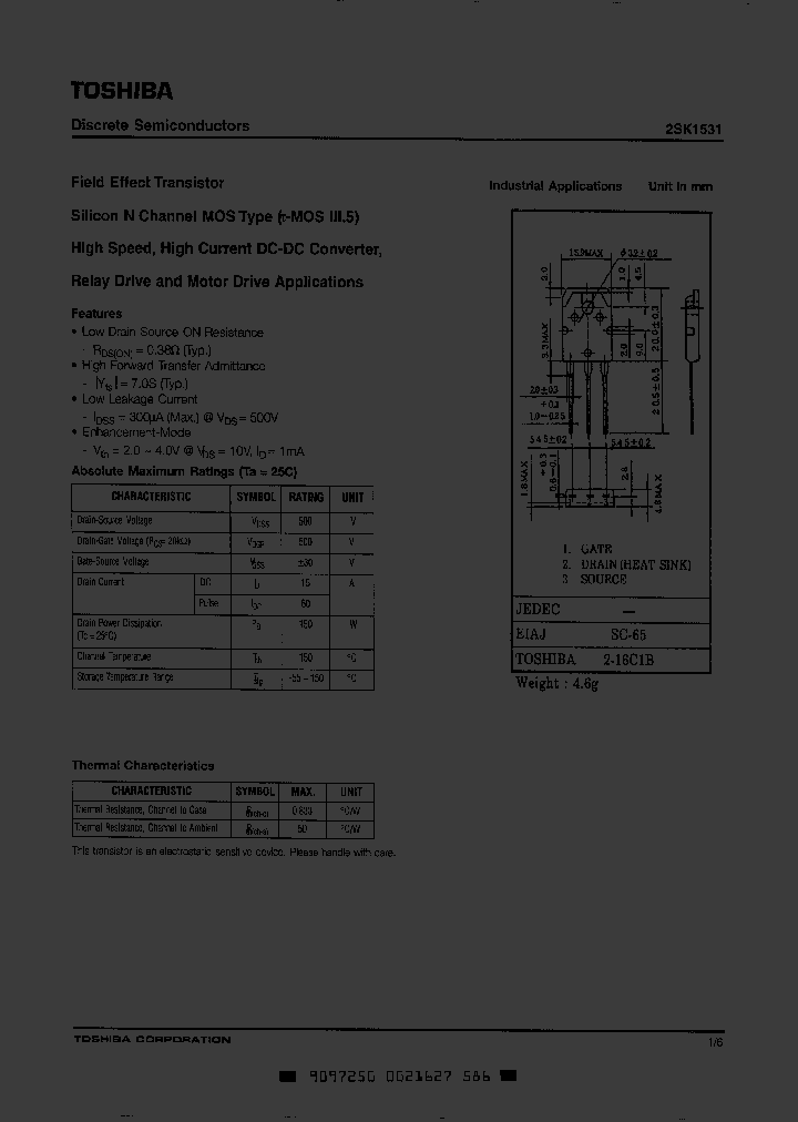 2SK1531_233895.PDF Datasheet