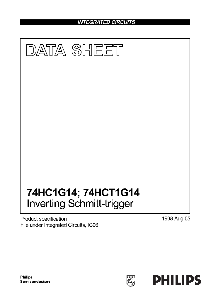 74HC1G14_304634.PDF Datasheet