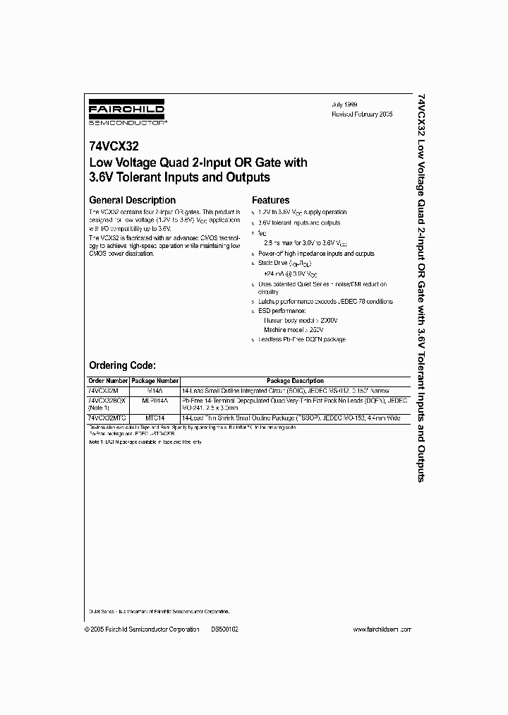 74VCX32BQX_438706.PDF Datasheet