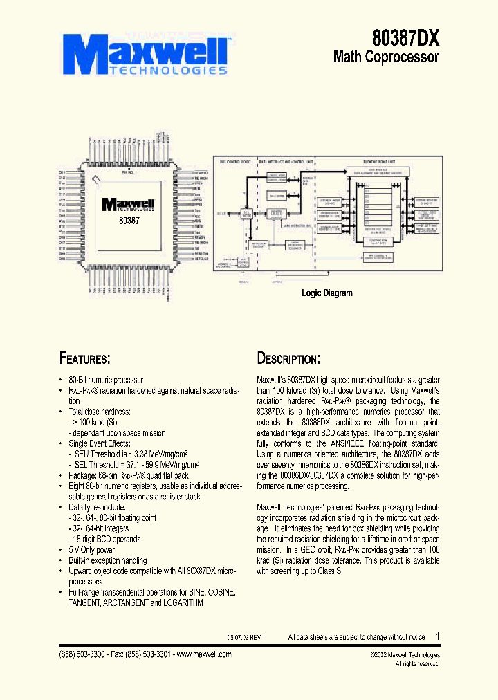 80387DX_448493.PDF Datasheet