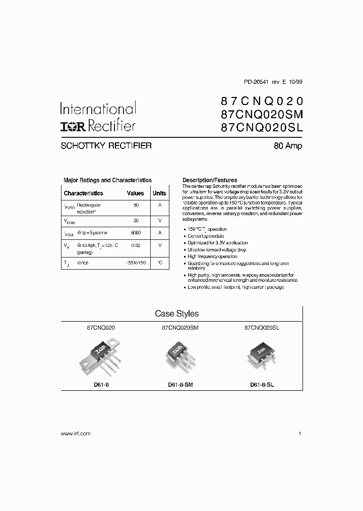 87CNQ020SM_448977.PDF Datasheet