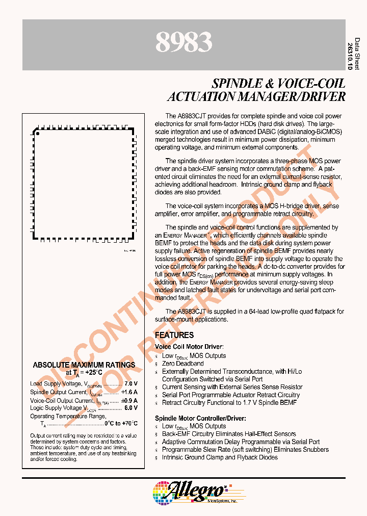 A8983CJT_463079.PDF Datasheet