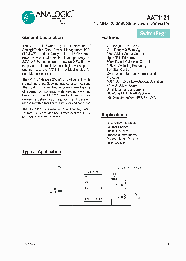 AAT1121_466078.PDF Datasheet