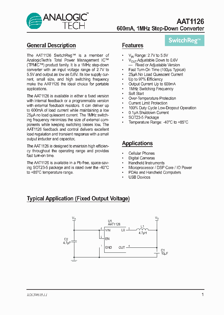 AAT1126_466082.PDF Datasheet