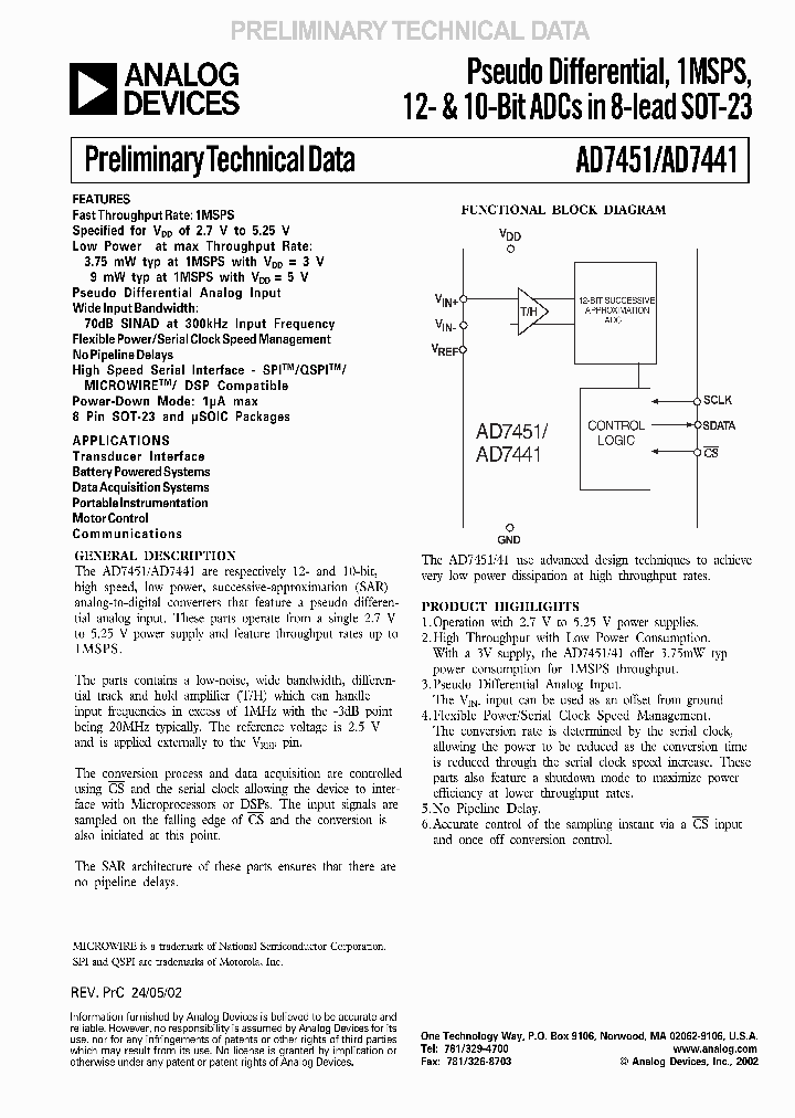 AD7441NBSP_293947.PDF Datasheet