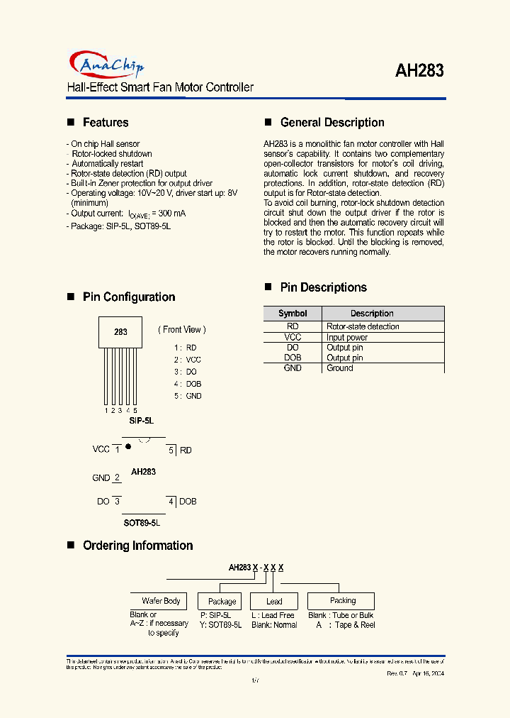 AH283_452364.PDF Datasheet