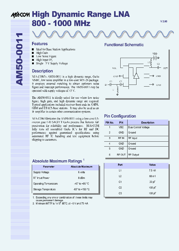 AM50-0011_37440.PDF Datasheet