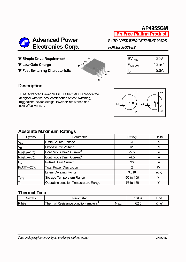 AP4955GM_463930.PDF Datasheet