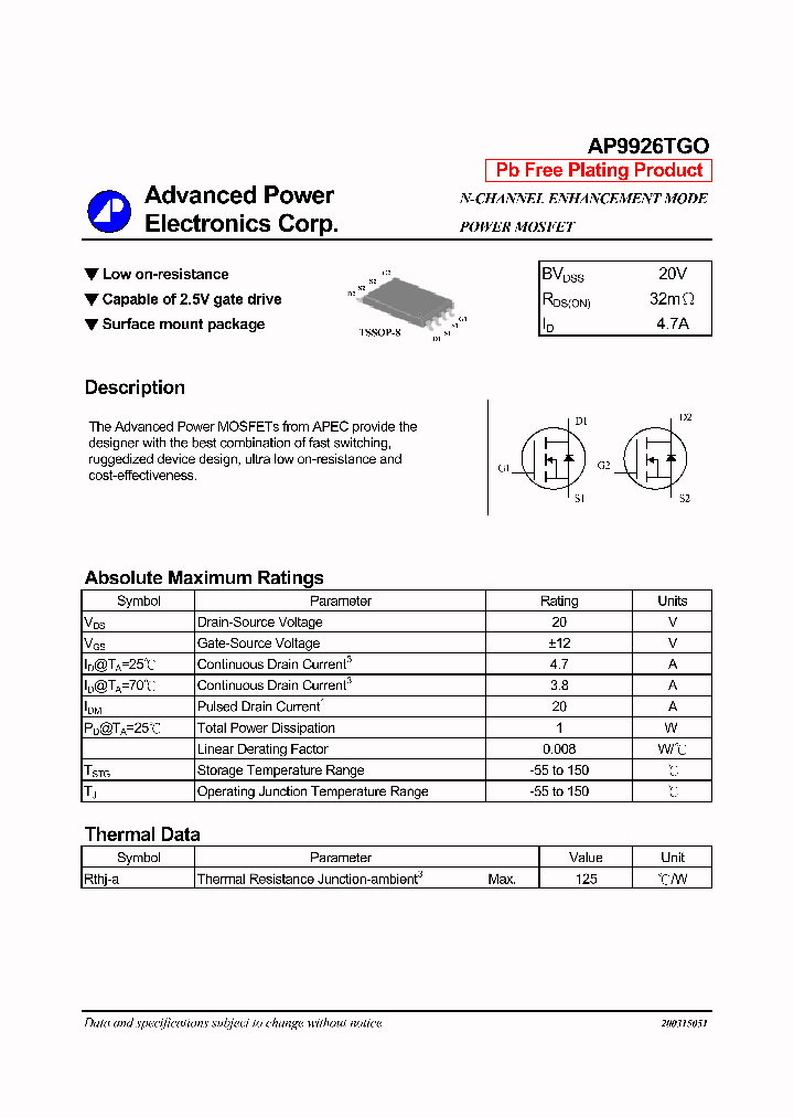 AP9926TGO_480321.PDF Datasheet