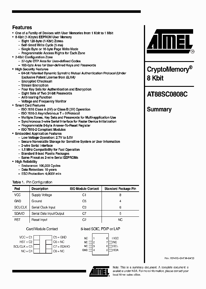 AT88SC0808C-ME_482161.PDF Datasheet