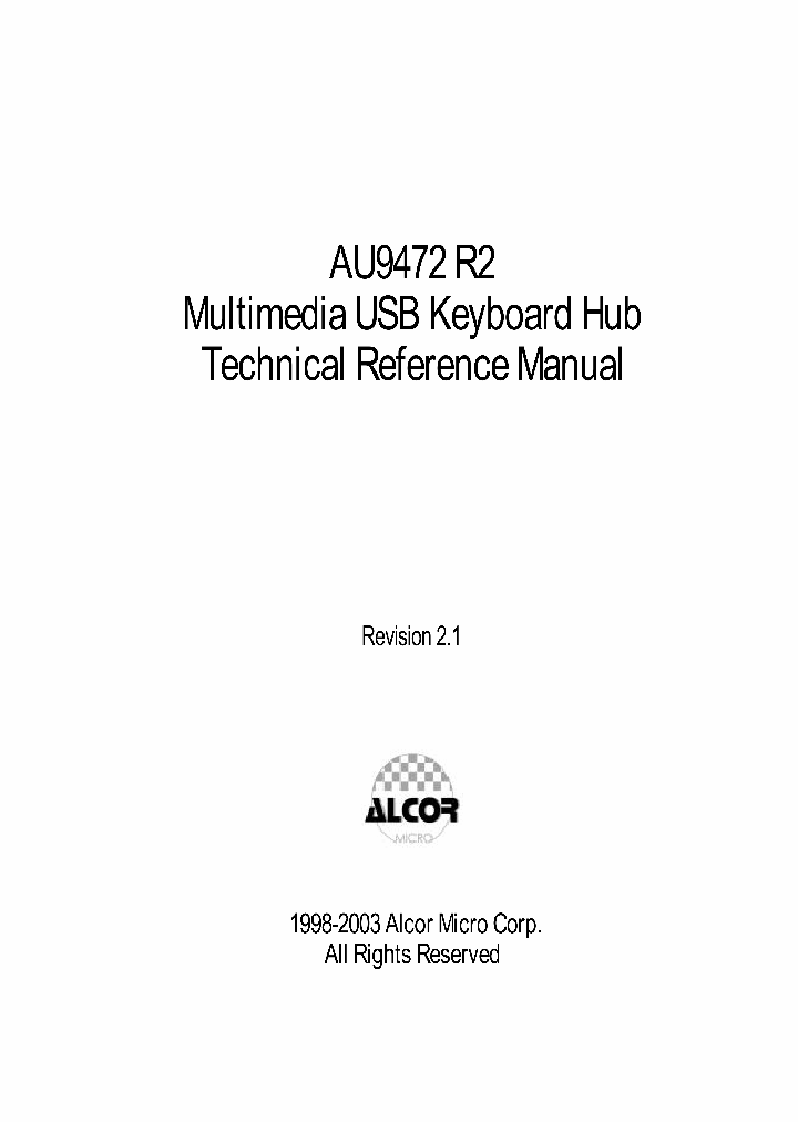 AU9472R2_459038.PDF Datasheet