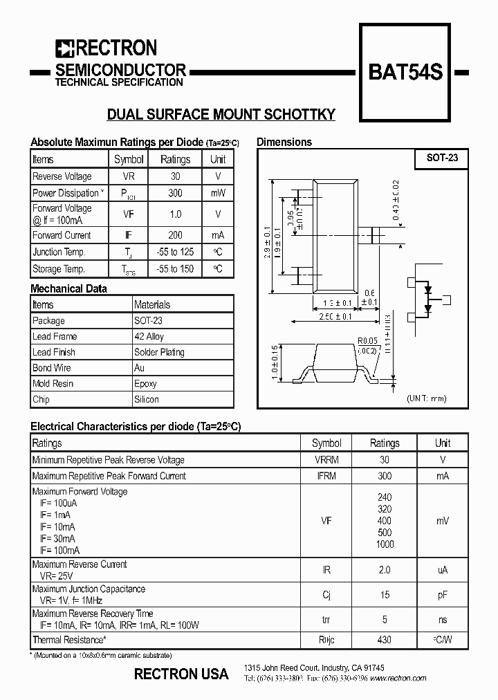 BAT54S_478770.PDF Datasheet