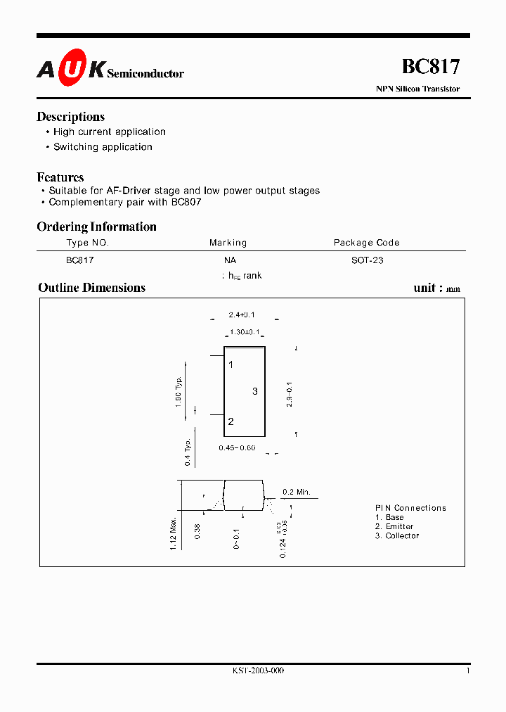 BC817_438406.PDF Datasheet