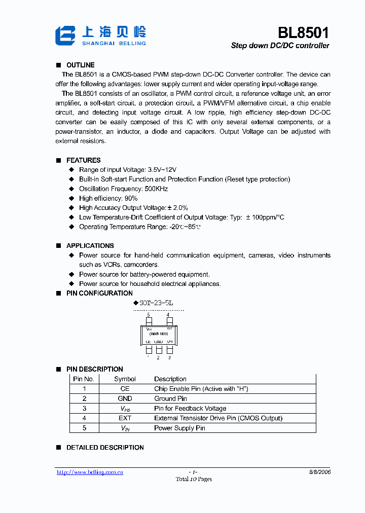 BL8501_481475.PDF Datasheet