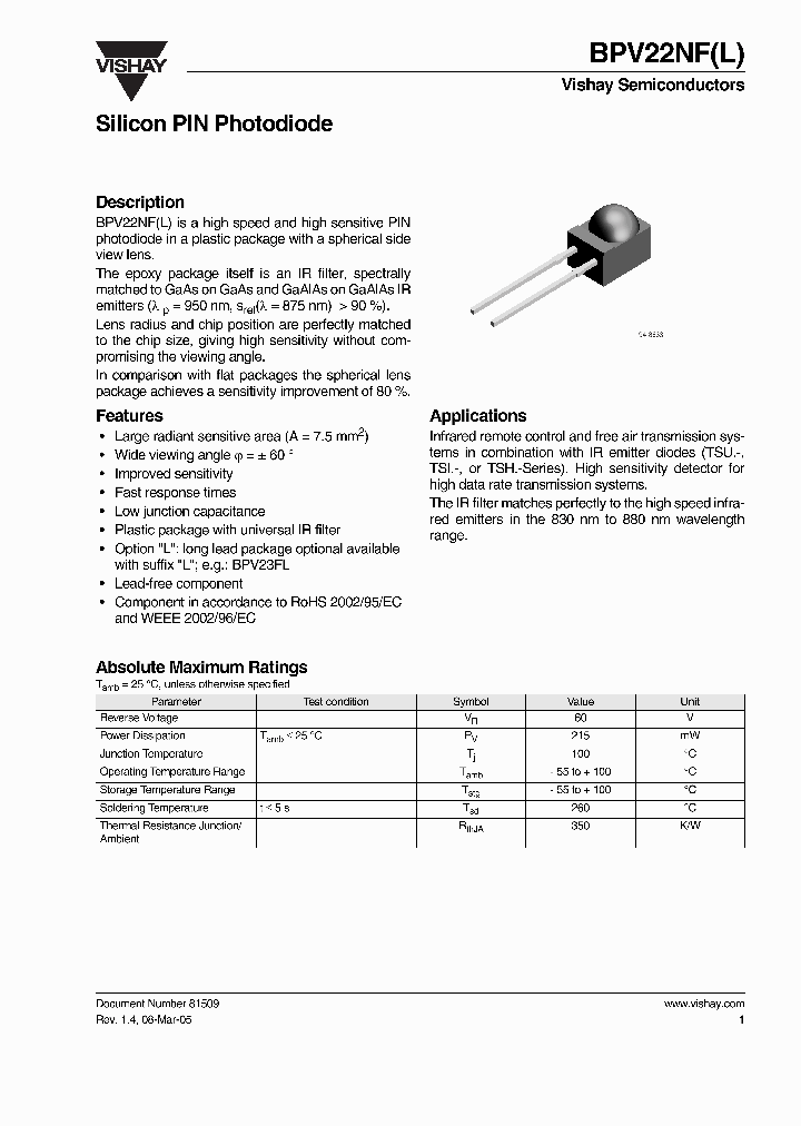 BPV22NF_440228.PDF Datasheet