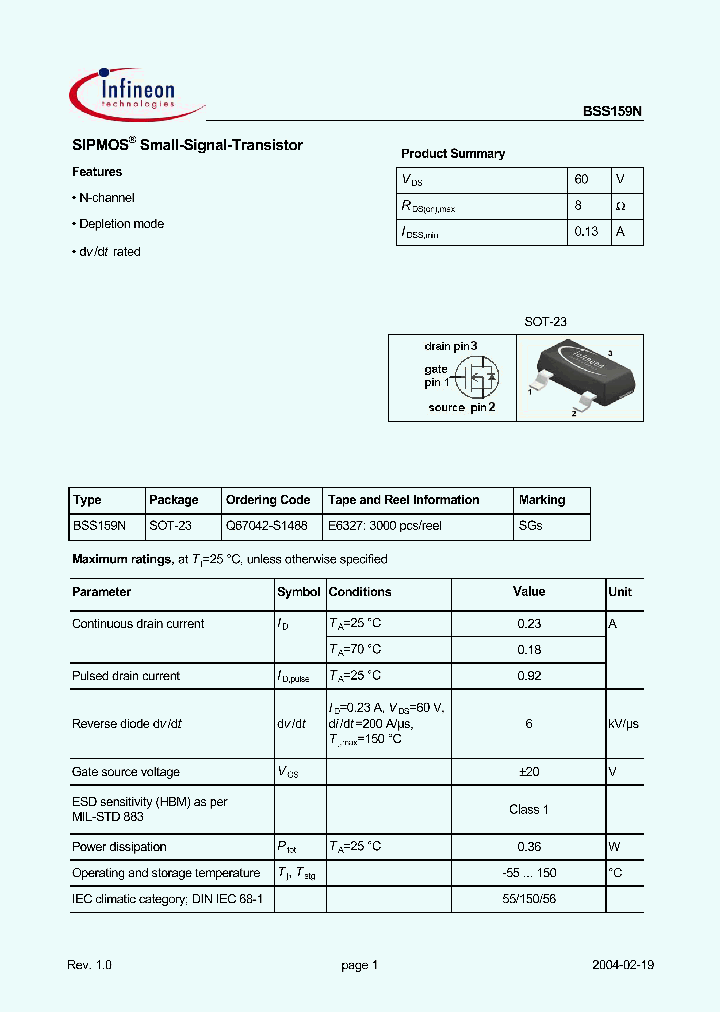 BSS159N_473088.PDF Datasheet