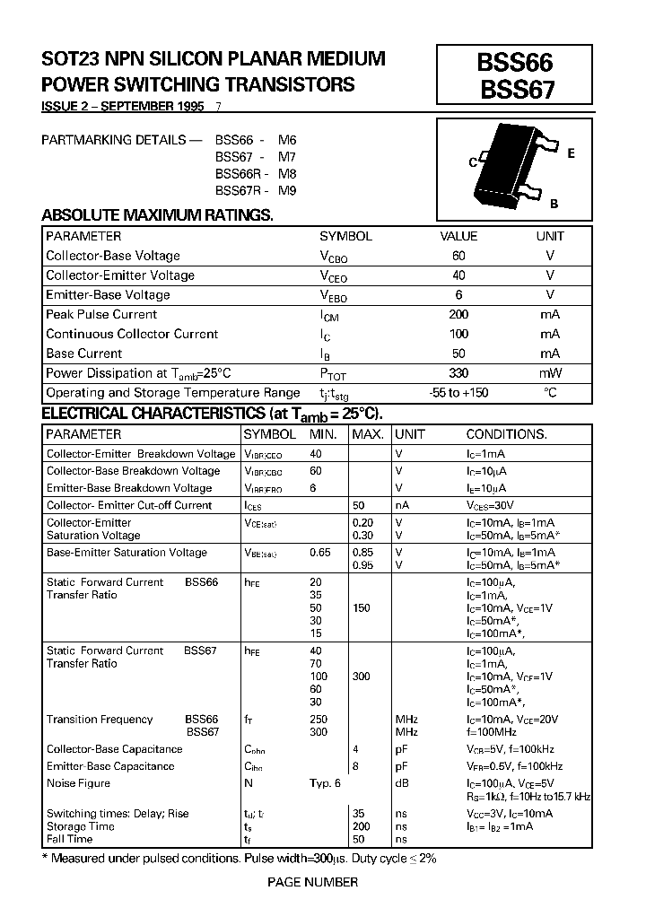 BSS66_358947.PDF Datasheet