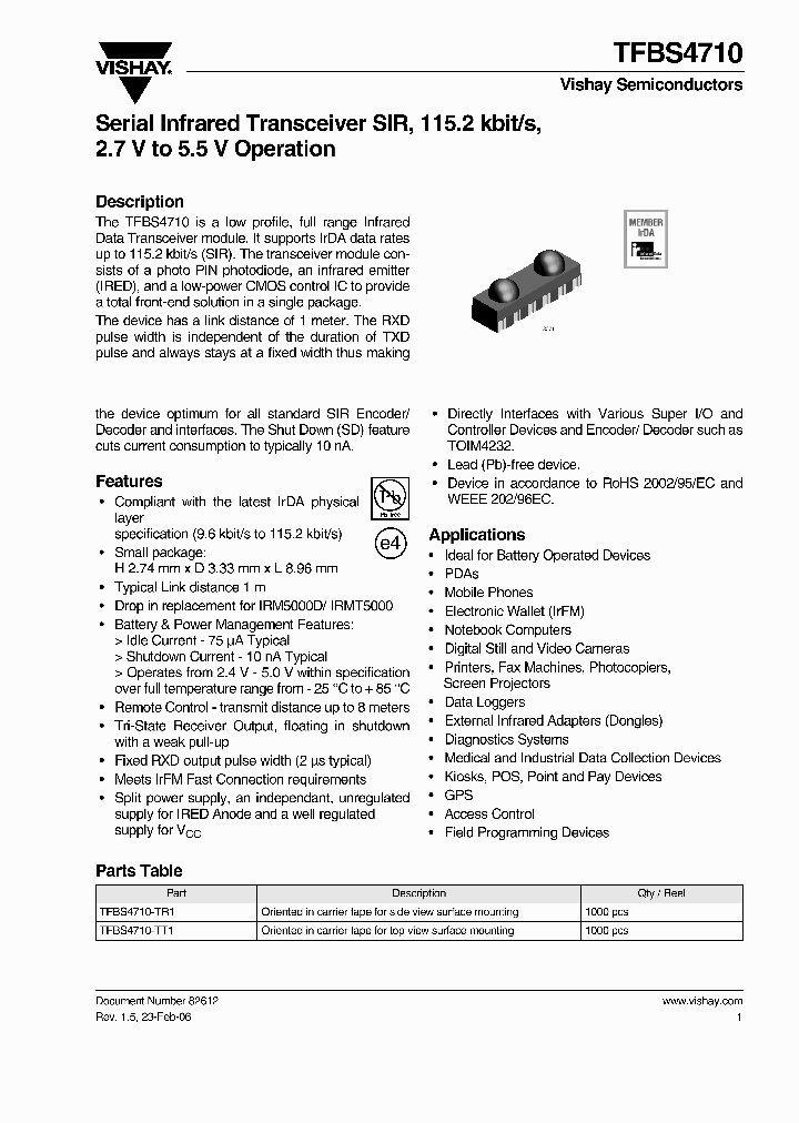 BTFBS4710-BTR1_460500.PDF Datasheet