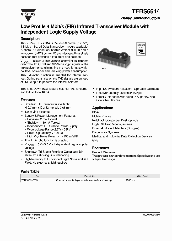 BTFBS6614-BTR3_460507.PDF Datasheet