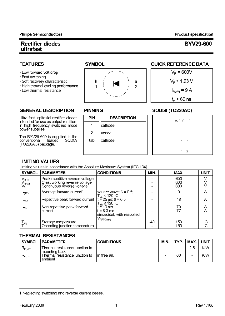 BYV29-600_478748.PDF Datasheet