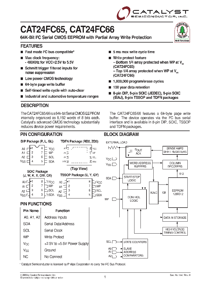 CAT24FC65GLI-TE13_460661.PDF Datasheet