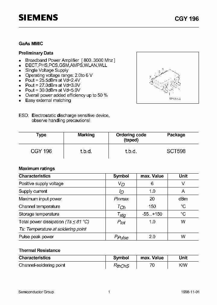 CGY196_449945.PDF Datasheet