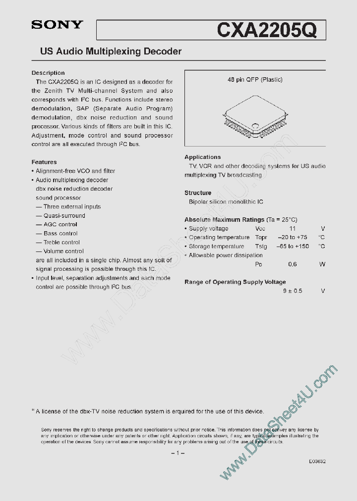 CXA2205Q_440895.PDF Datasheet