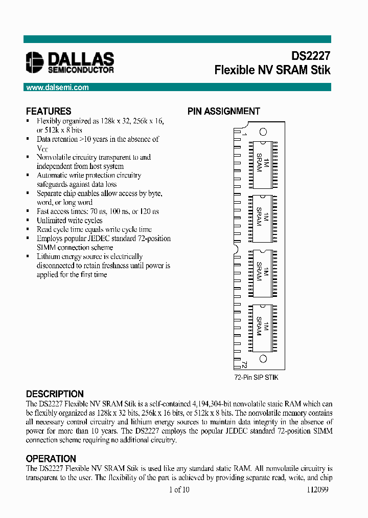 DS2227-100_404742.PDF Datasheet
