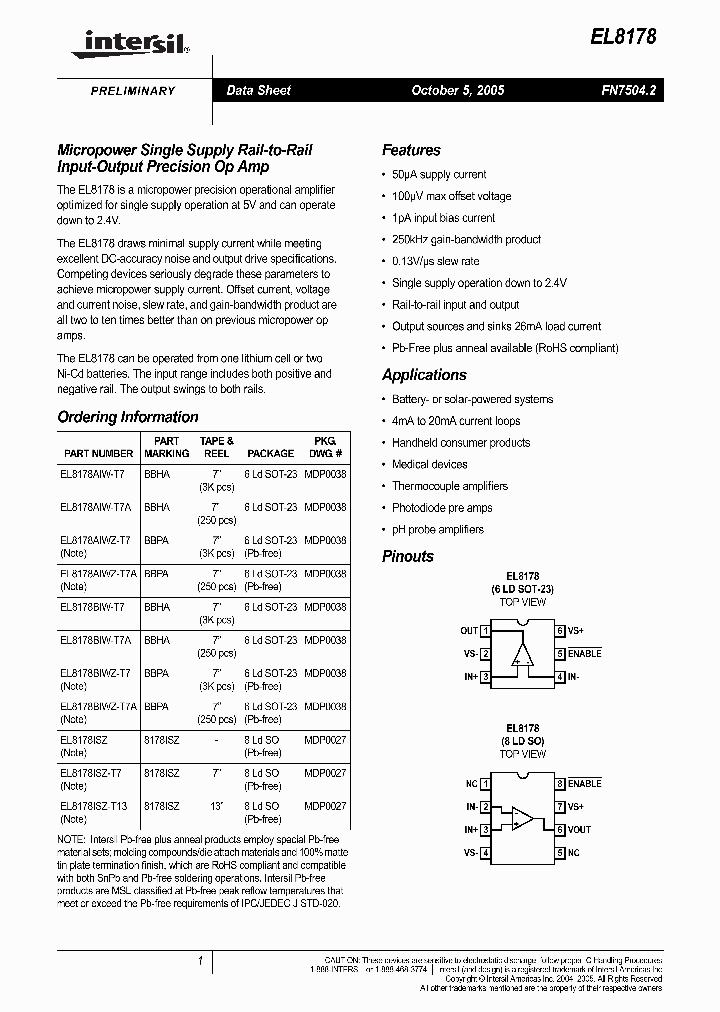 EL8178_483947.PDF Datasheet