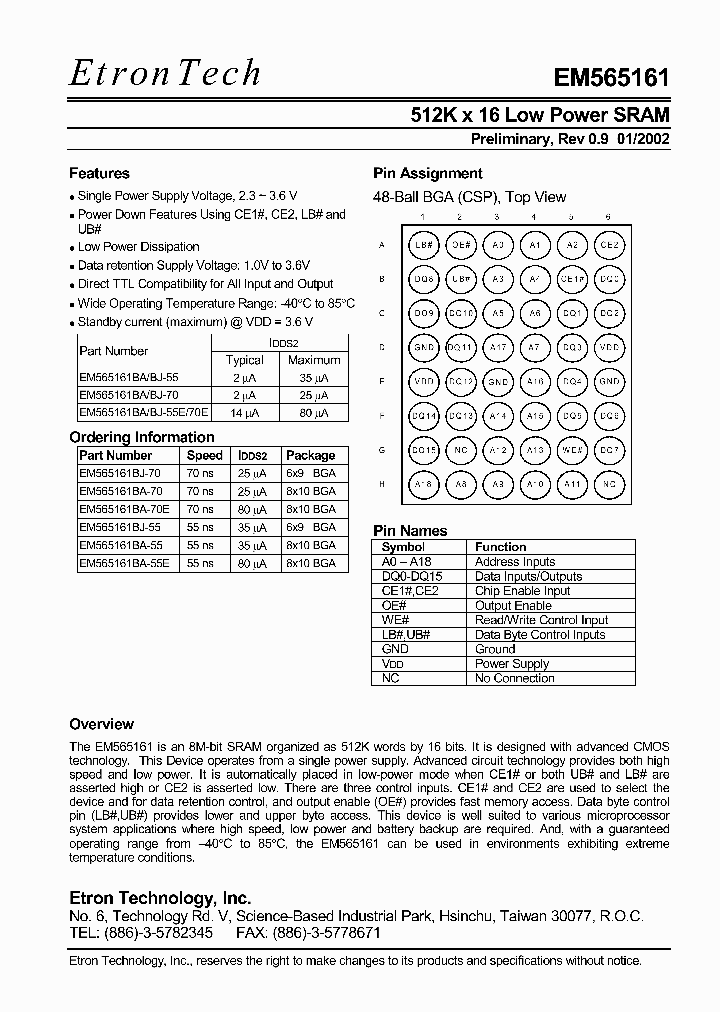 EM565161BA-70E_477067.PDF Datasheet