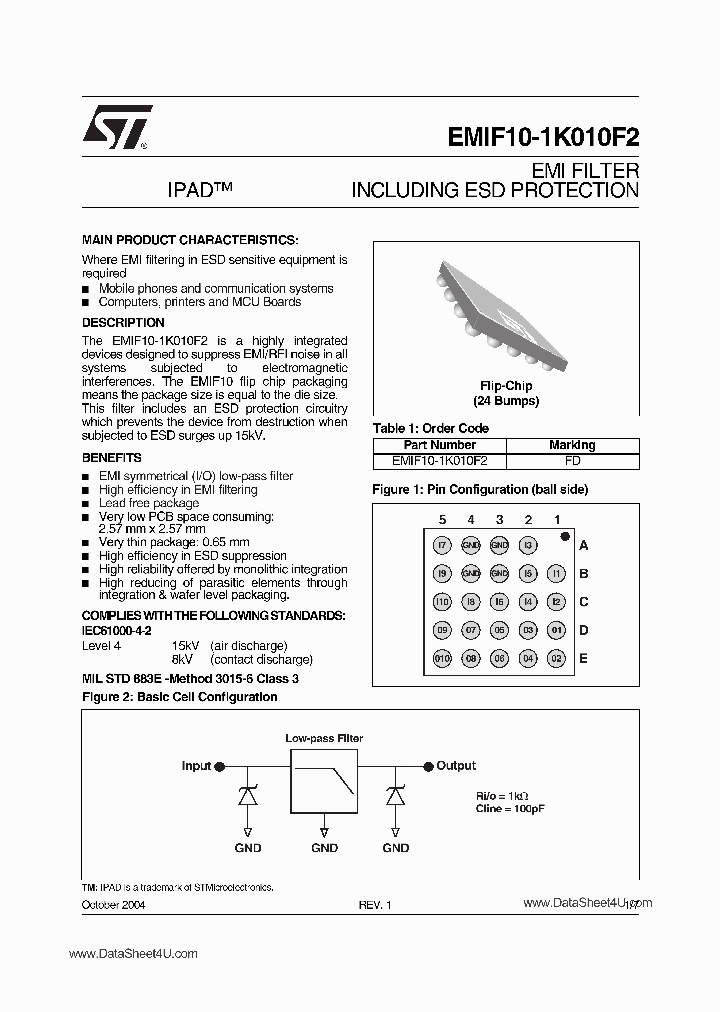 EMIF10-1K010F2_451376.PDF Datasheet