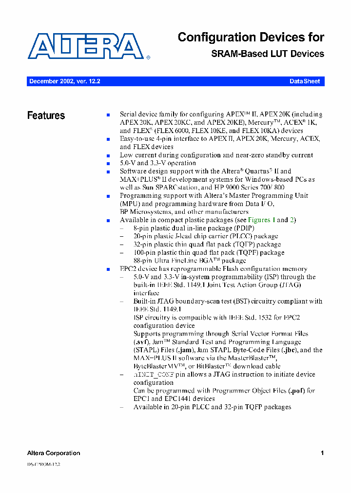 EPC2LI20_437391.PDF Datasheet