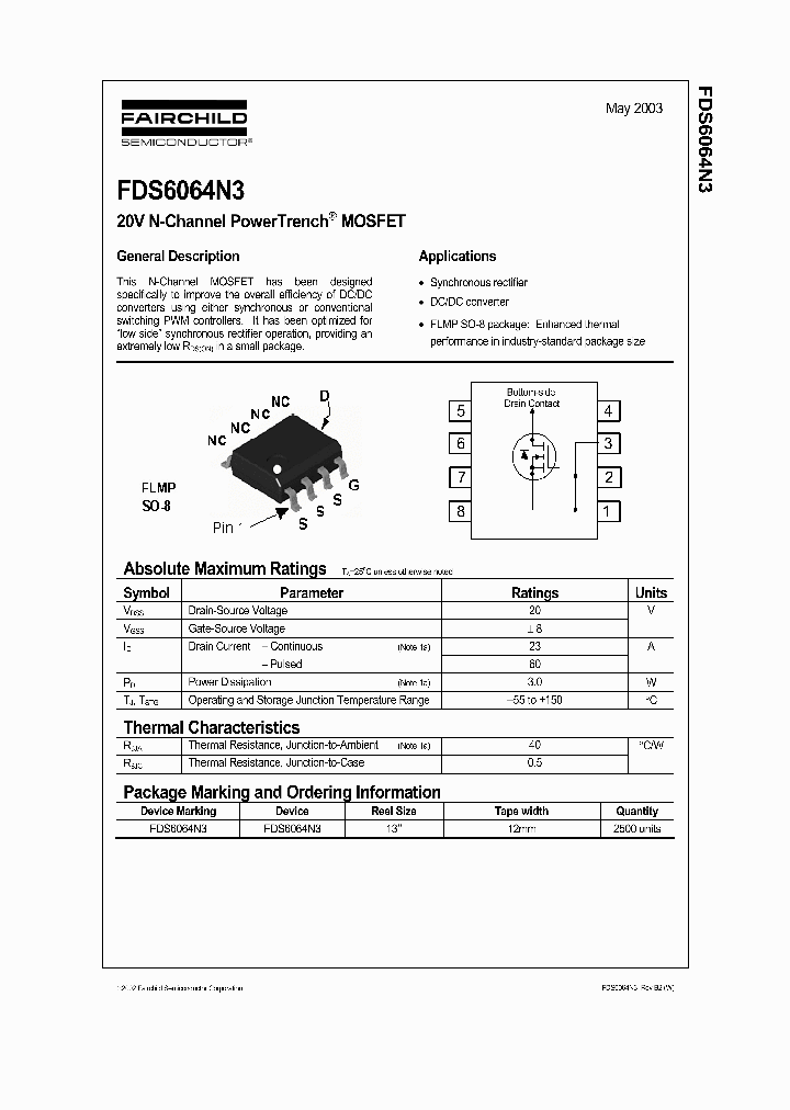 FDS6064N3_463580.PDF Datasheet