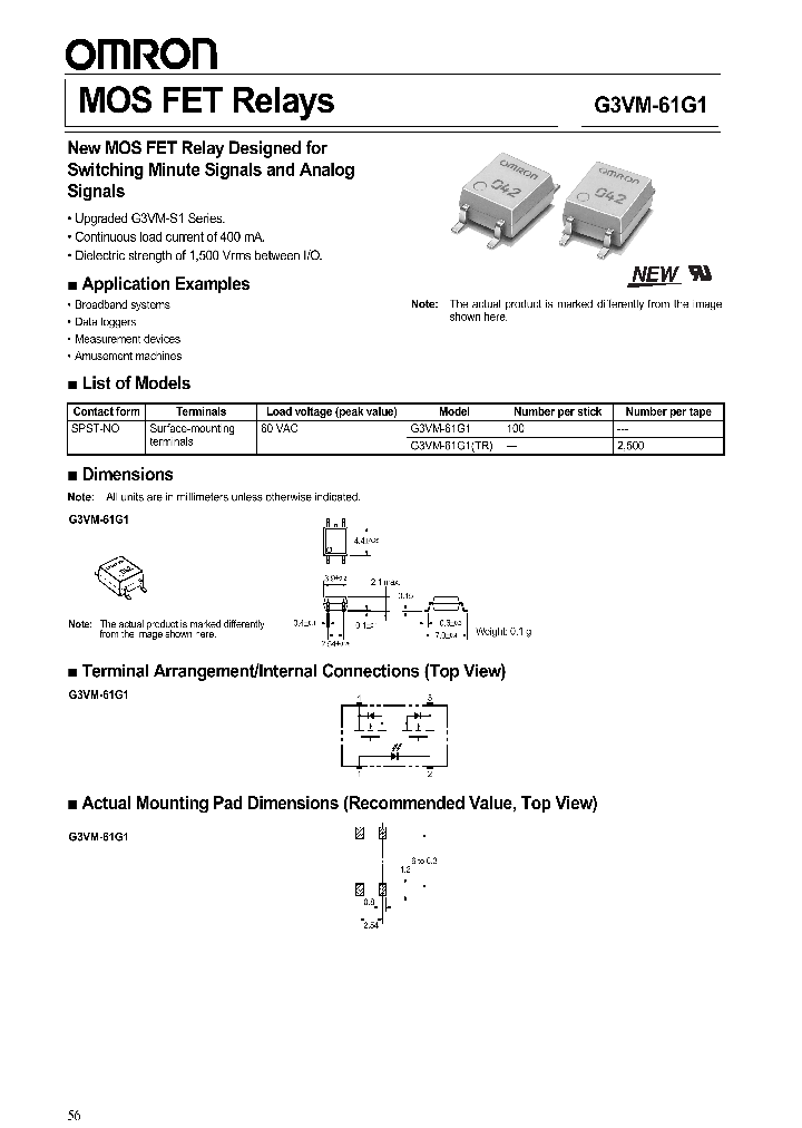 G3VM-61G1_435771.PDF Datasheet