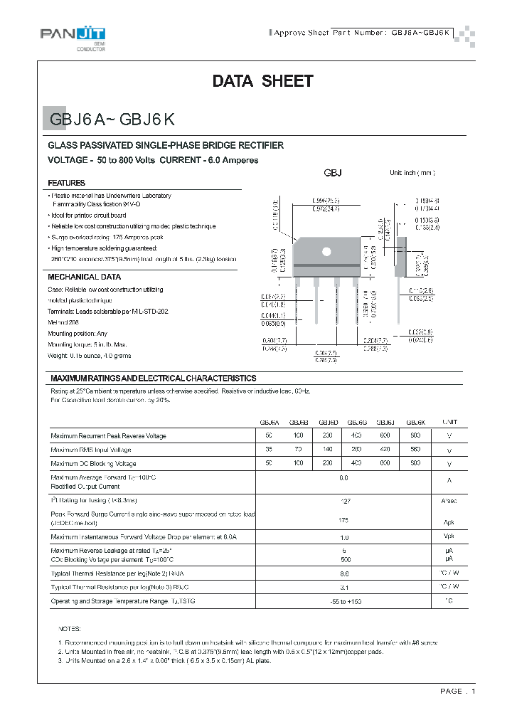 GBJ6D_454730.PDF Datasheet