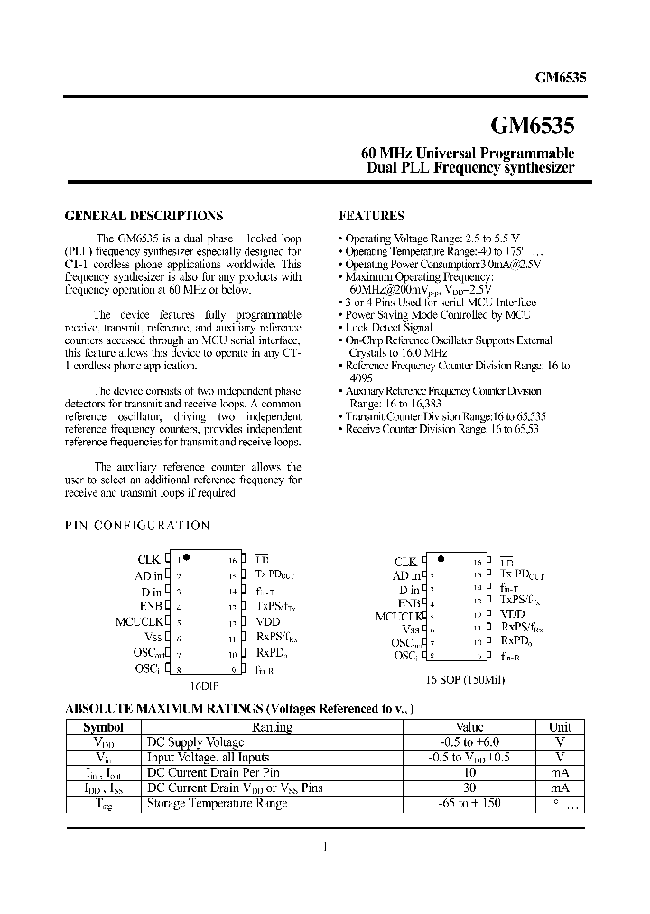 GM6535_483860.PDF Datasheet