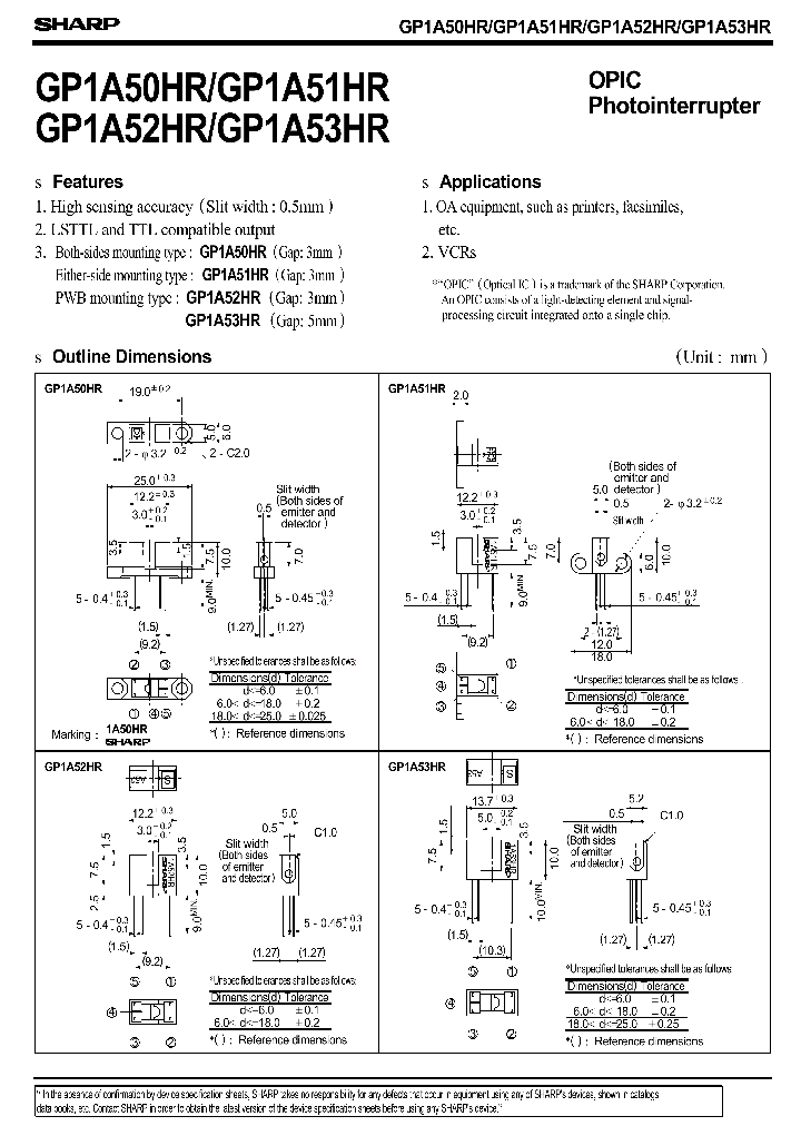 GP1A51HR_246129.PDF Datasheet