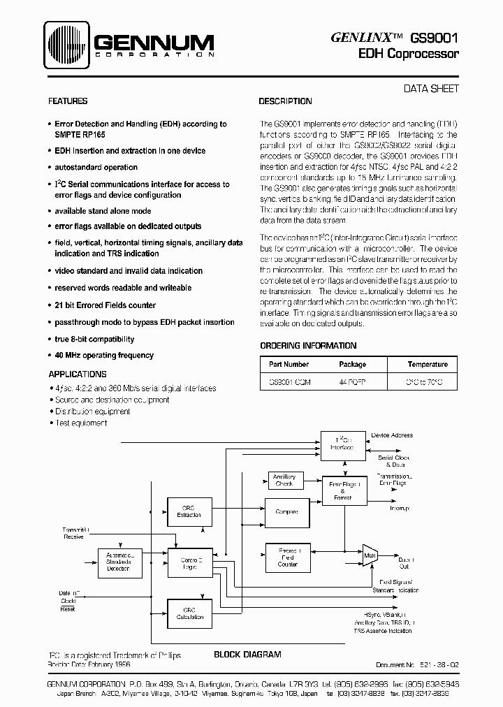 GS9001_448452.PDF Datasheet