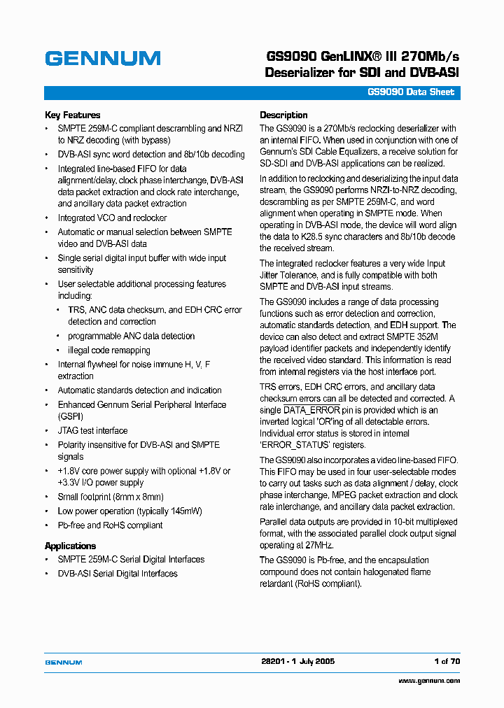 GS9090_446551.PDF Datasheet
