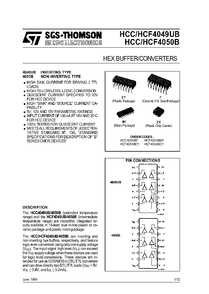 HCF4050B_96438.PDF Datasheet