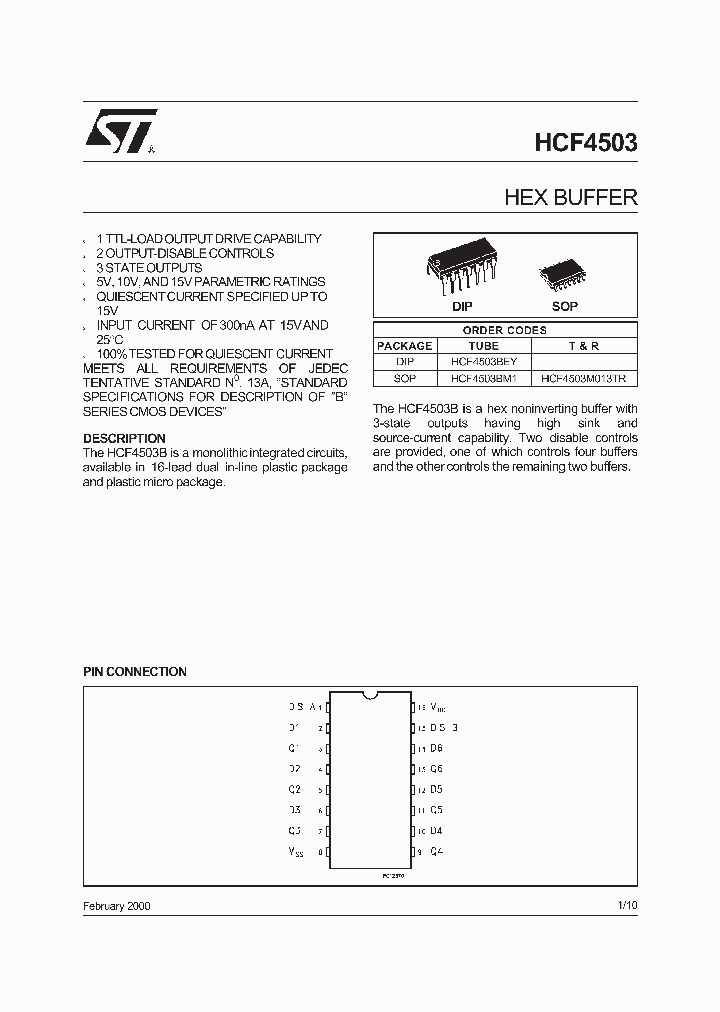 HCF4503BM1_404648.PDF Datasheet