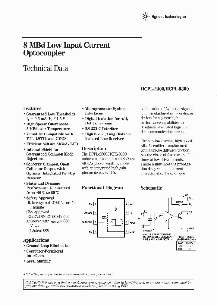 HCPL-2300-500_474785.PDF Datasheet