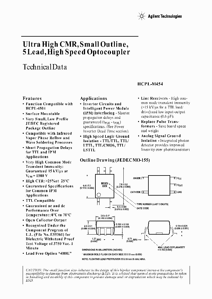 HCPL-M454_454683.PDF Datasheet
