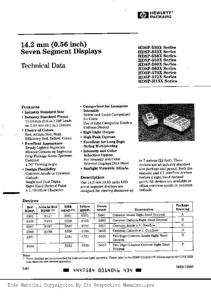 HDSP-H15X_481715.PDF Datasheet
