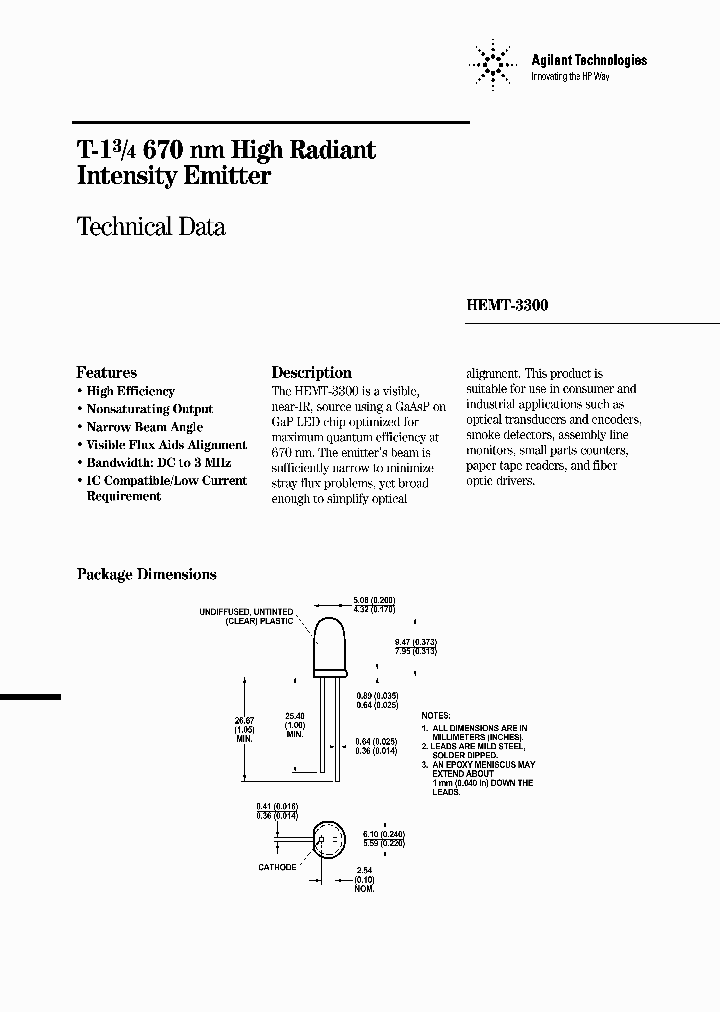 HEMT-3300_439546.PDF Datasheet