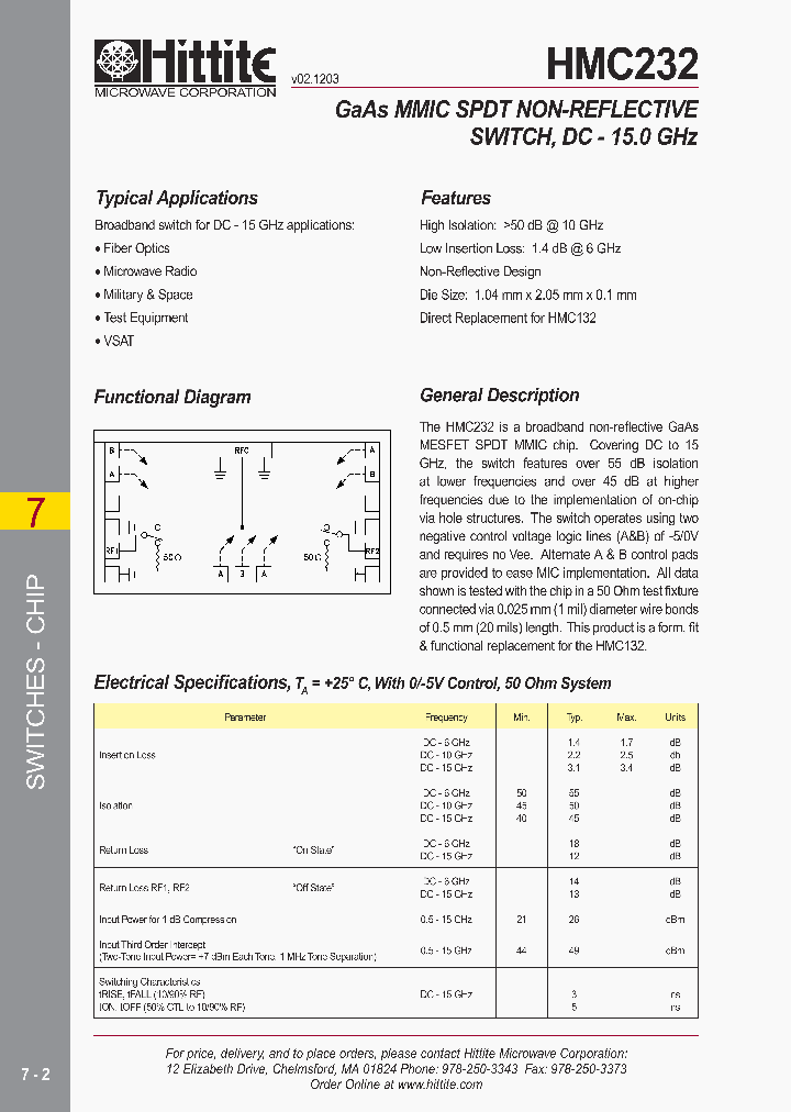 HMC232_447318.PDF Datasheet